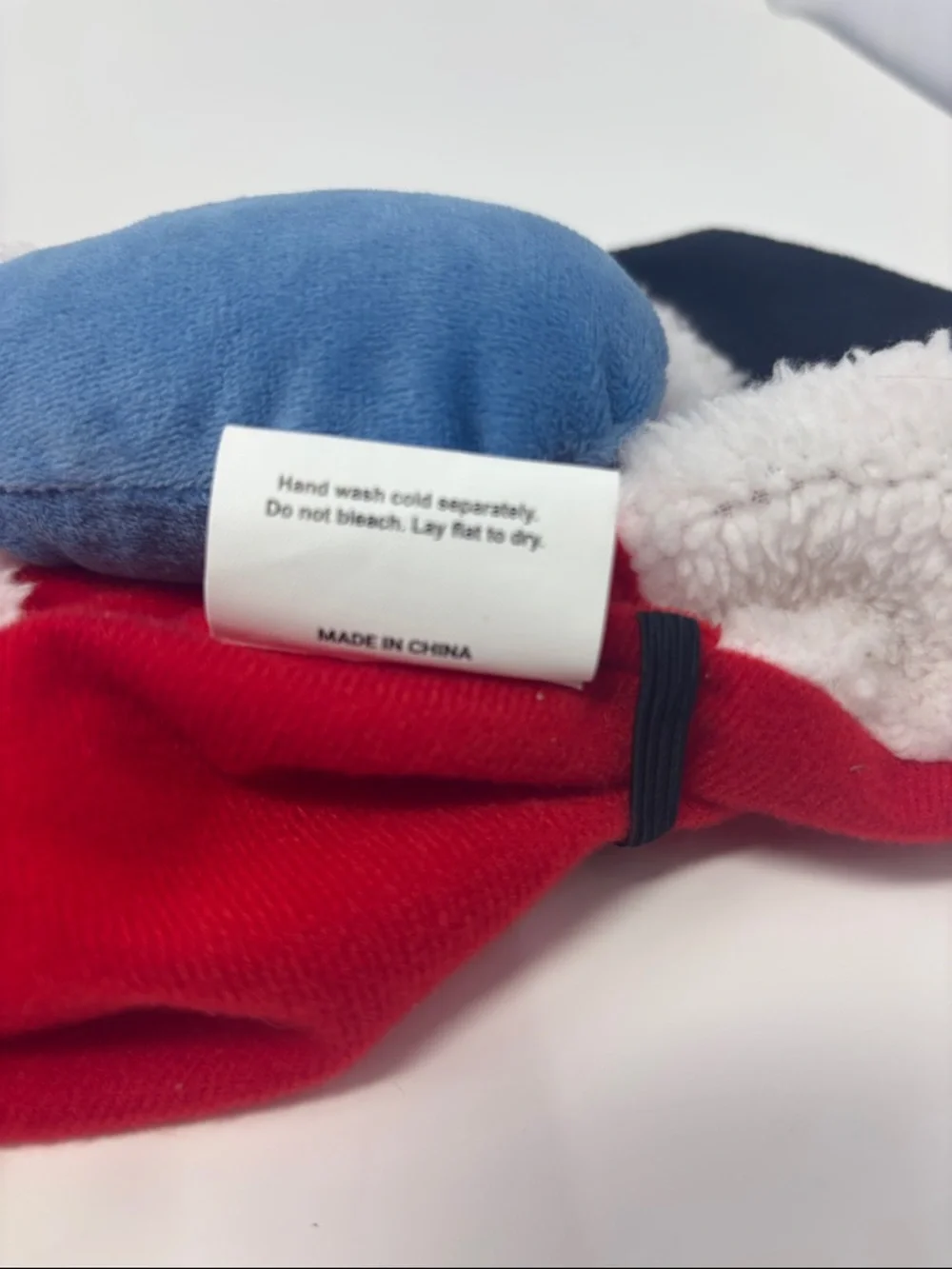 Disney Blue Stitch Plush in Red Santa dog Costume NWT xxl